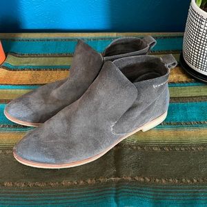 Dolce Vita Gray Suede Ankle Booties